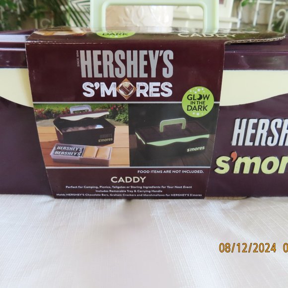 Hershey's Chocolate S'Mores Caddy Carry Case Camping Storage Tackle Box GLOW IN - Picture 3 of 10